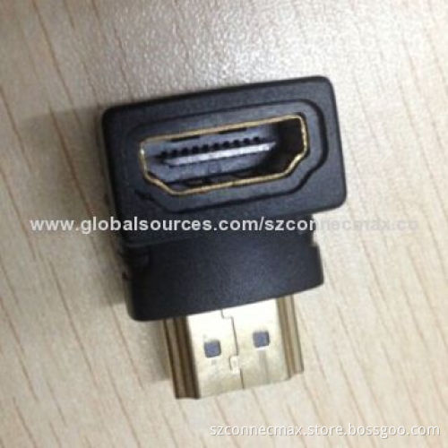 HDMI Male to Female Adapters with 90-degree